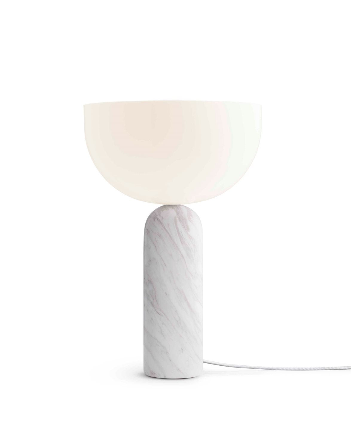 Kizu Table Lamp Large White Marble