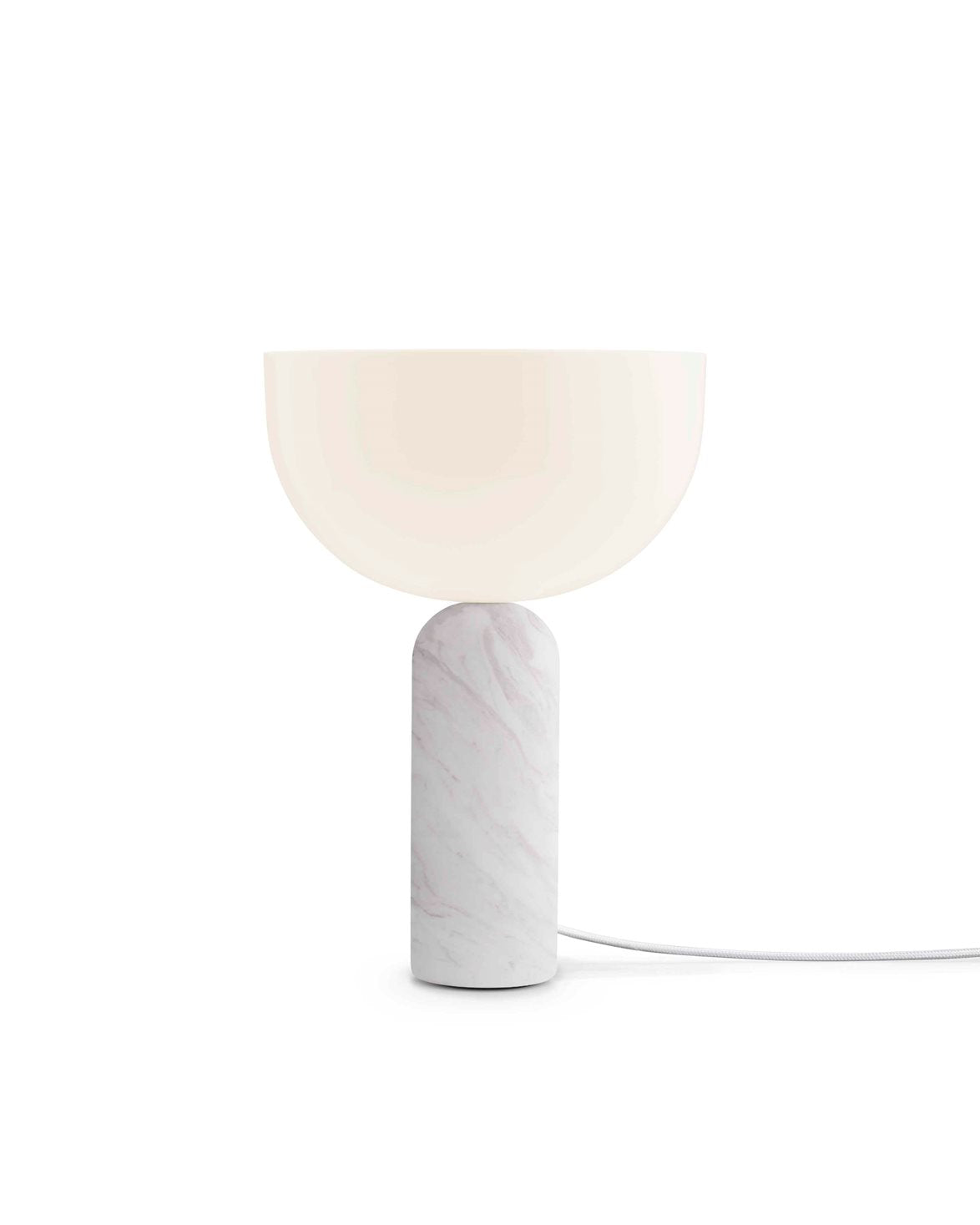 Kizu Table Lamp Small White Marble