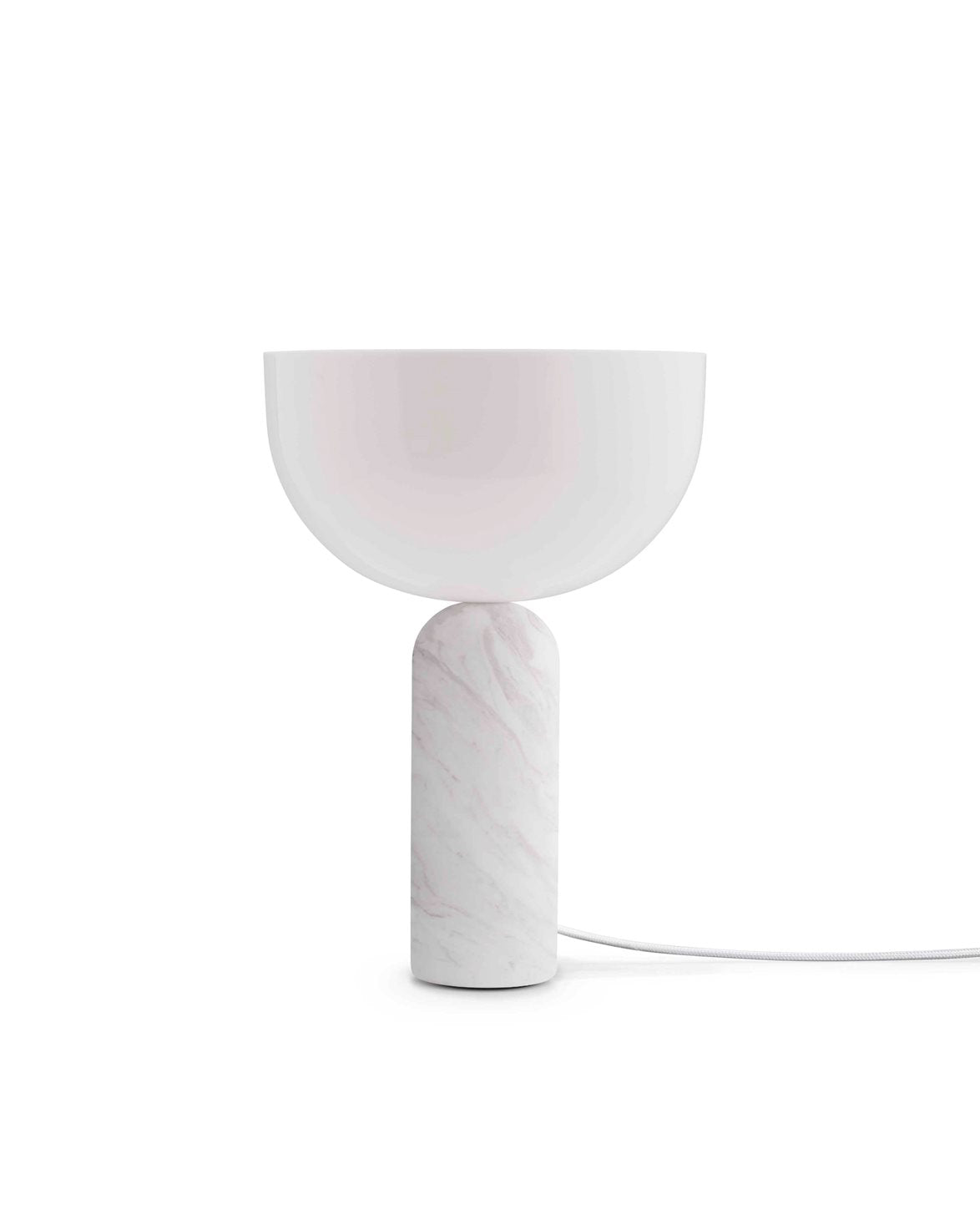 Kizu Table Lamp Small White Marble