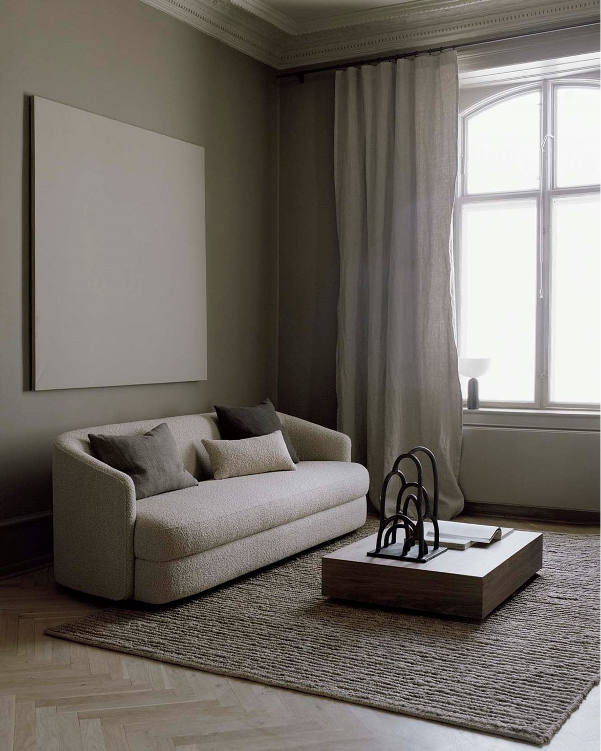 Mass Wide Coffee Table Walnut