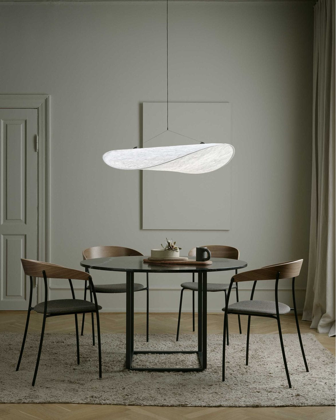 Tense Pendant Lamp Ø90 cm White Tyvek