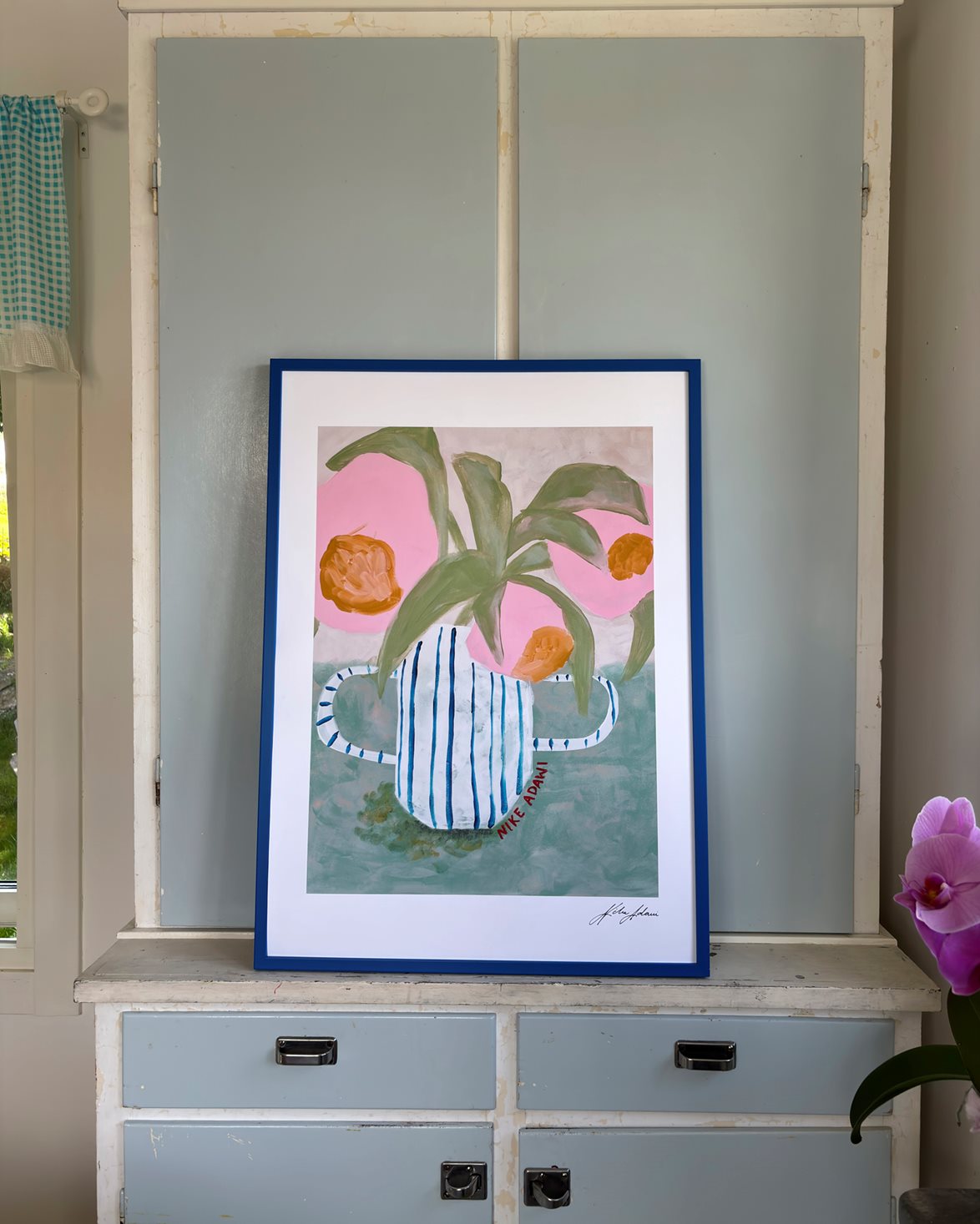 Randig Kruka Print