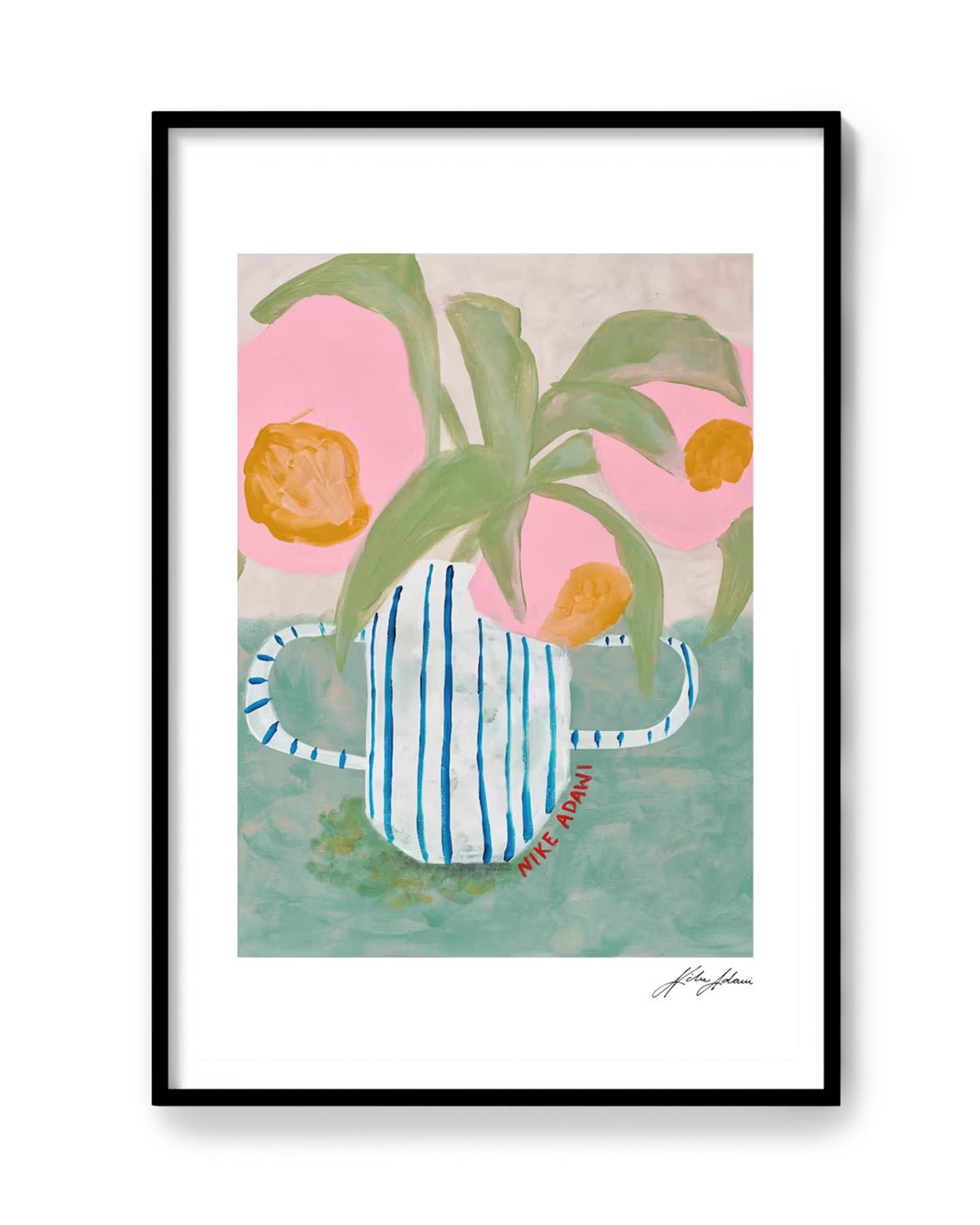 Randig Kruka Print