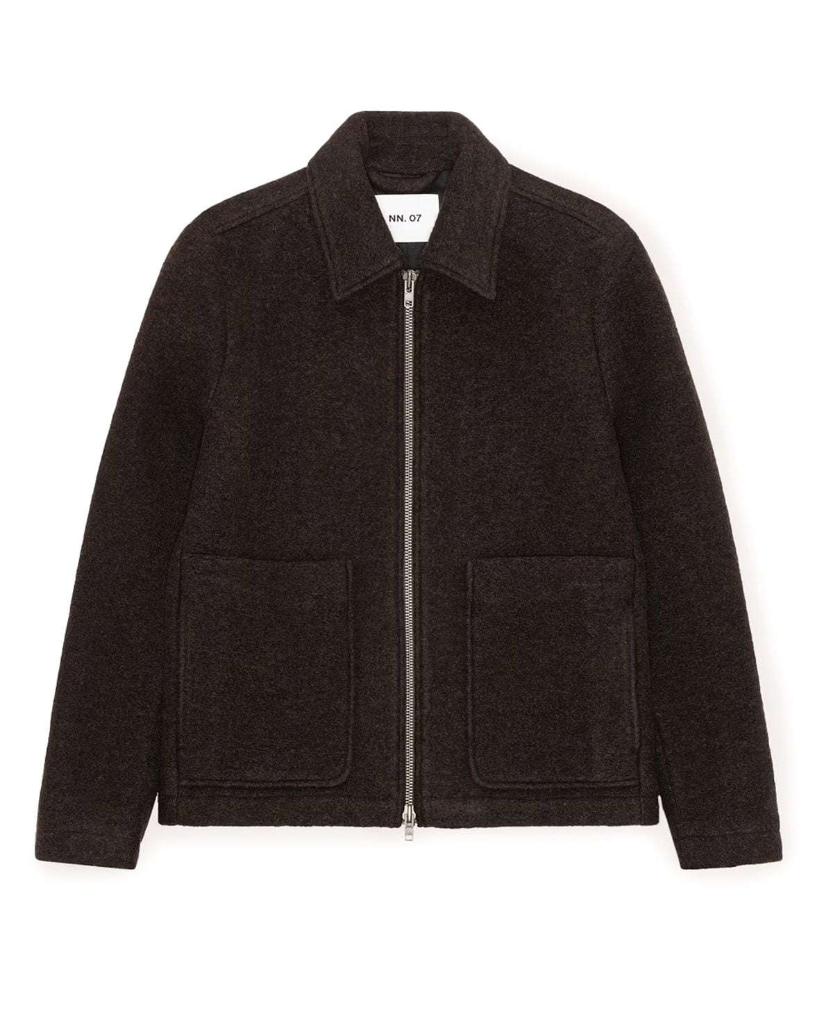 Gael Wool Zip Jacket Dusky Port