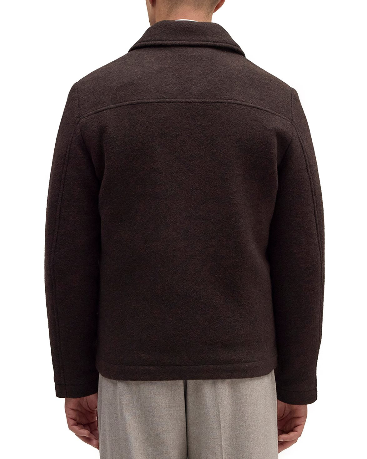Gael Wool Zip Jacket Dusky Port