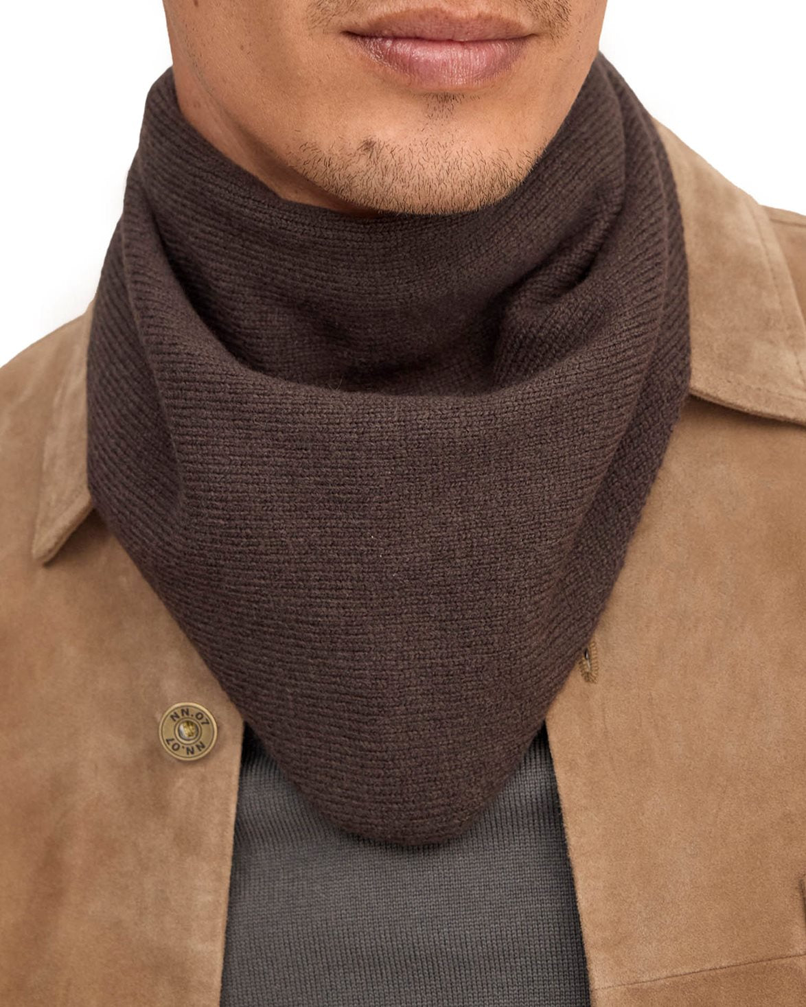 Triangle Wool Scarf Earthwood