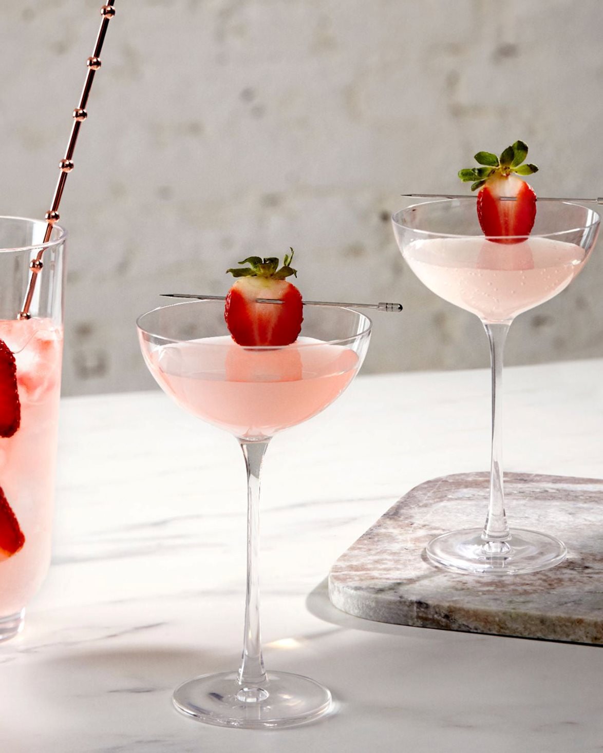 Hepburn - Coupe Glasses Set Of 2 Clear