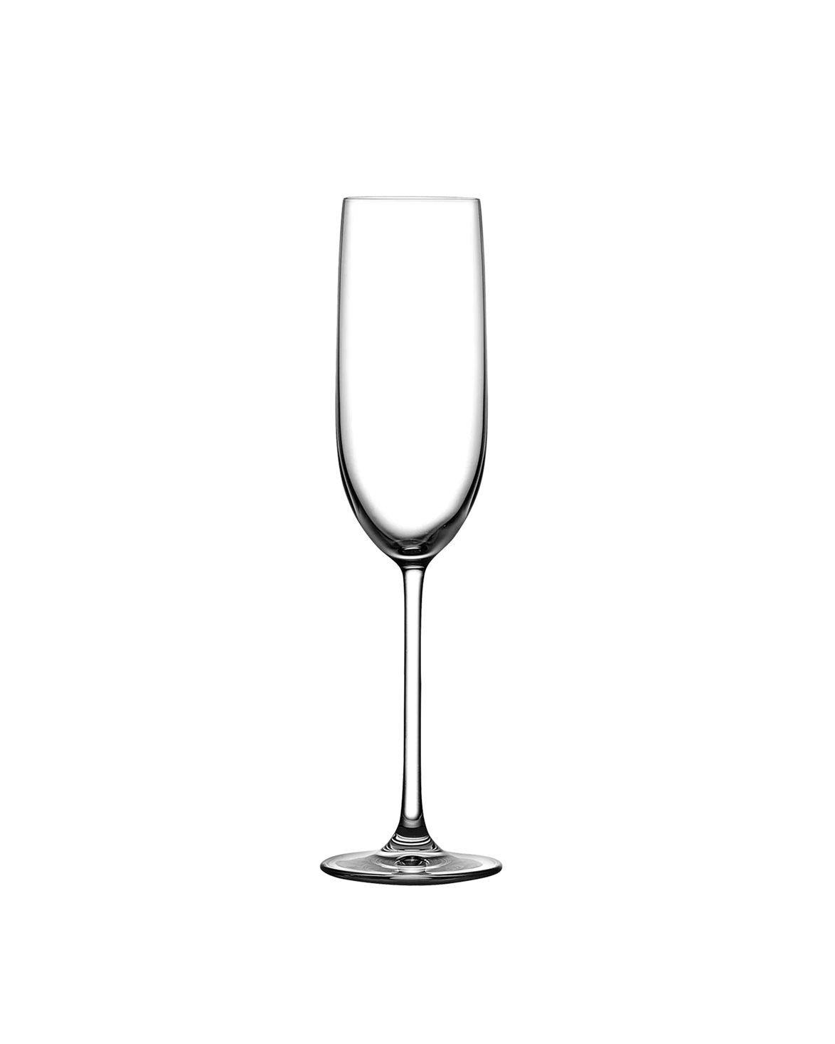Vintage Set of 2 Champagne Glasses Rounded Clear