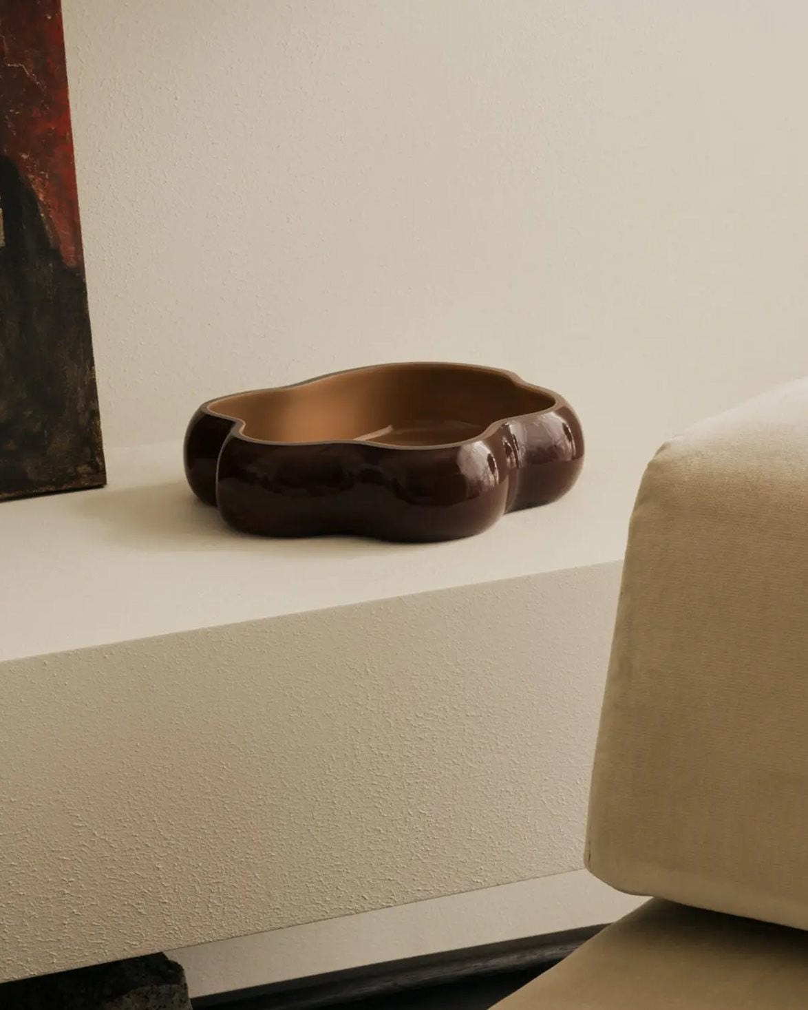 Lagoon Bowl Large Brown/Peach