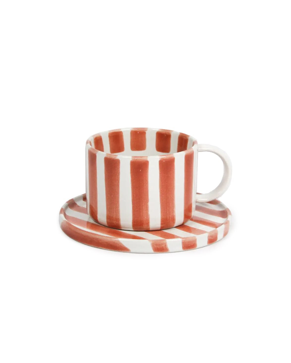 Monica Cup & Saucer Rust