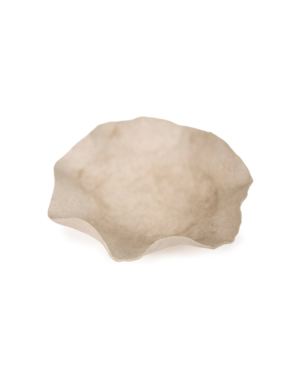 Shell Serving Plate Medium Sand