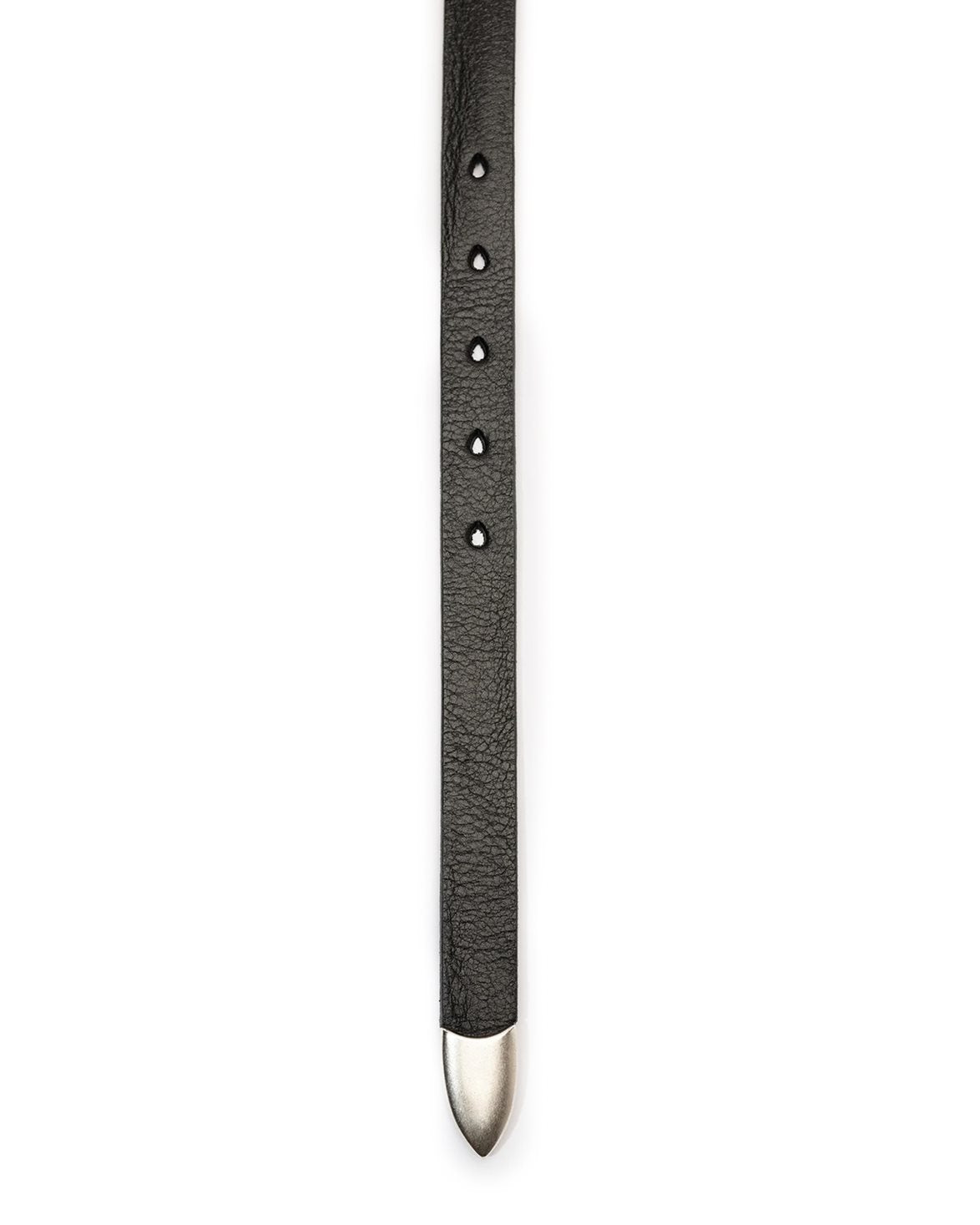 2 Cm Belt Black Leather