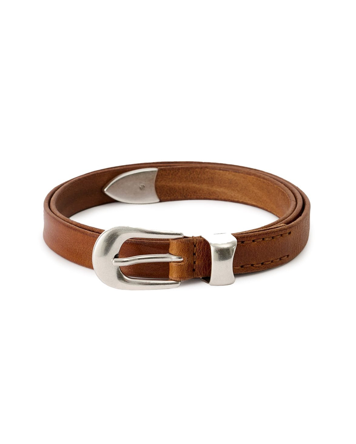 2 Cm Belt Cognac Leather