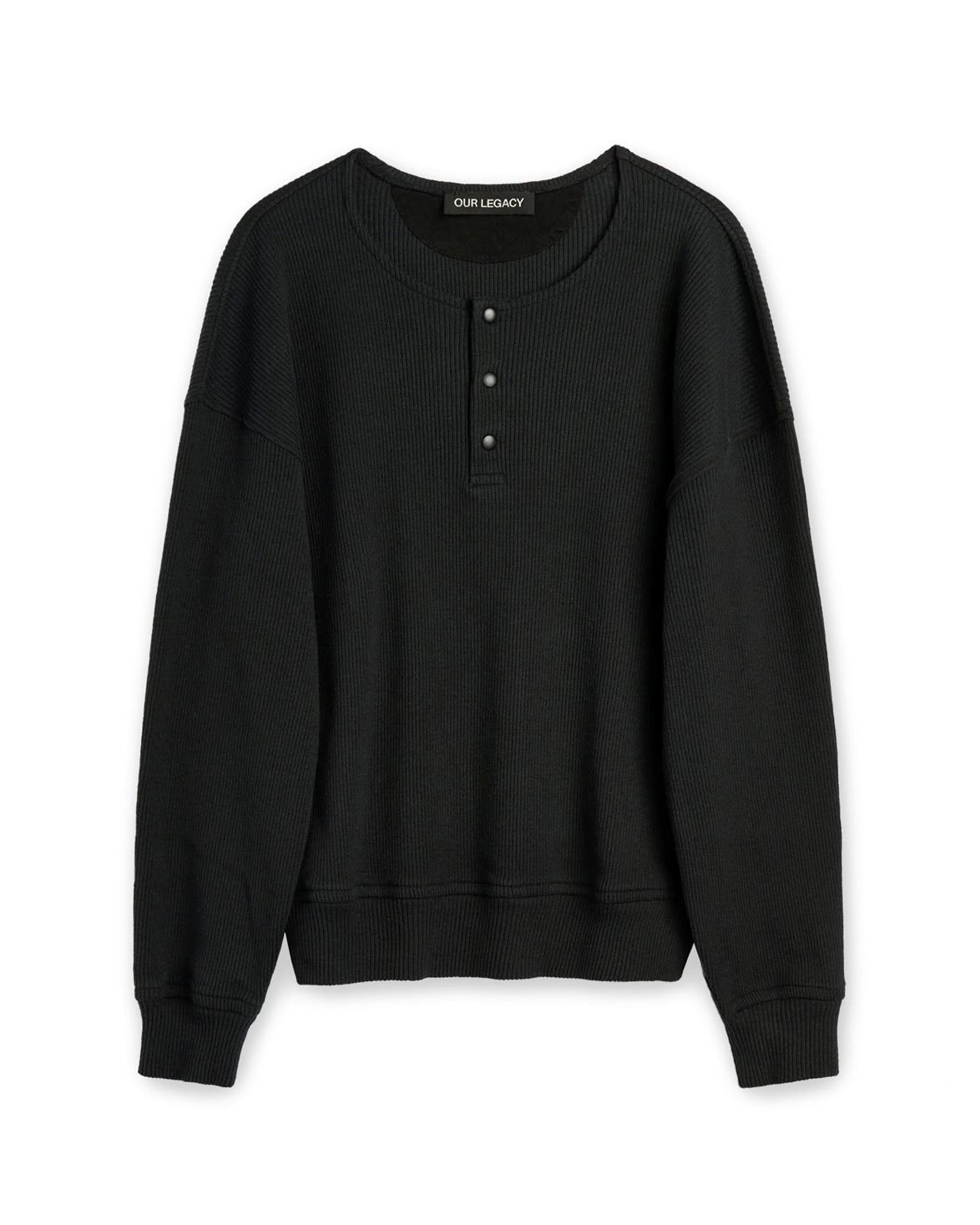 Ballon Sweatshirt Furnace Black Beefy Rib