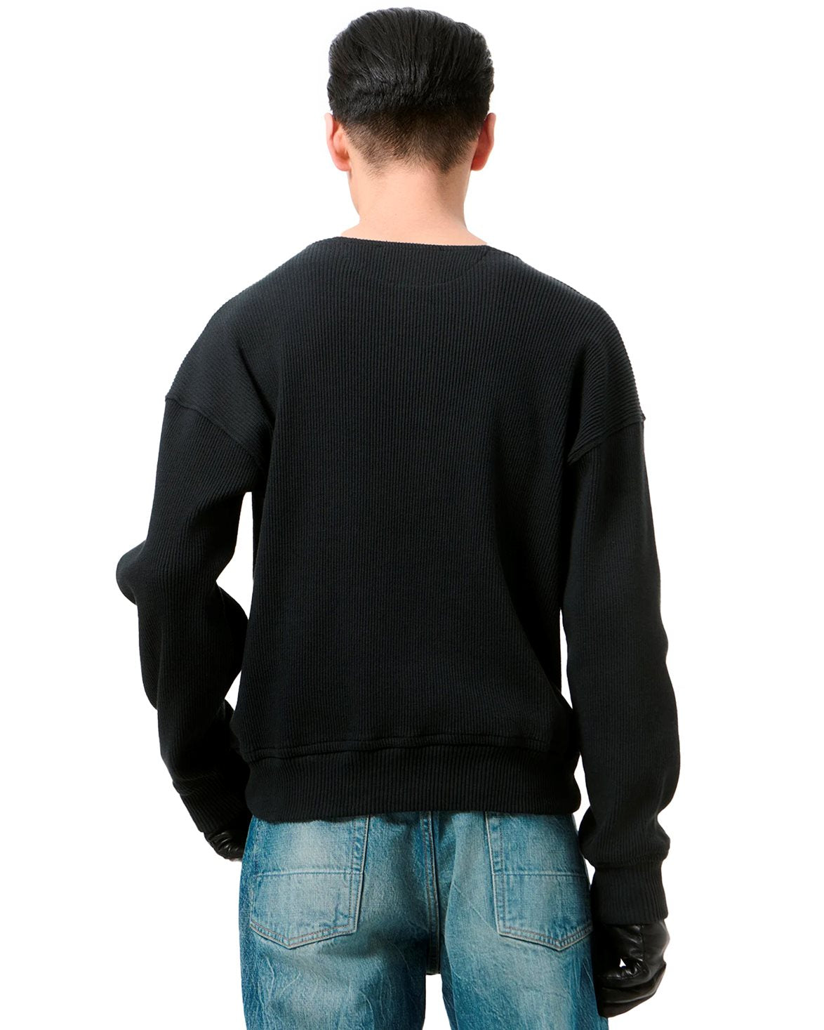 Ballon Sweatshirt Furnace Black Beefy Rib
