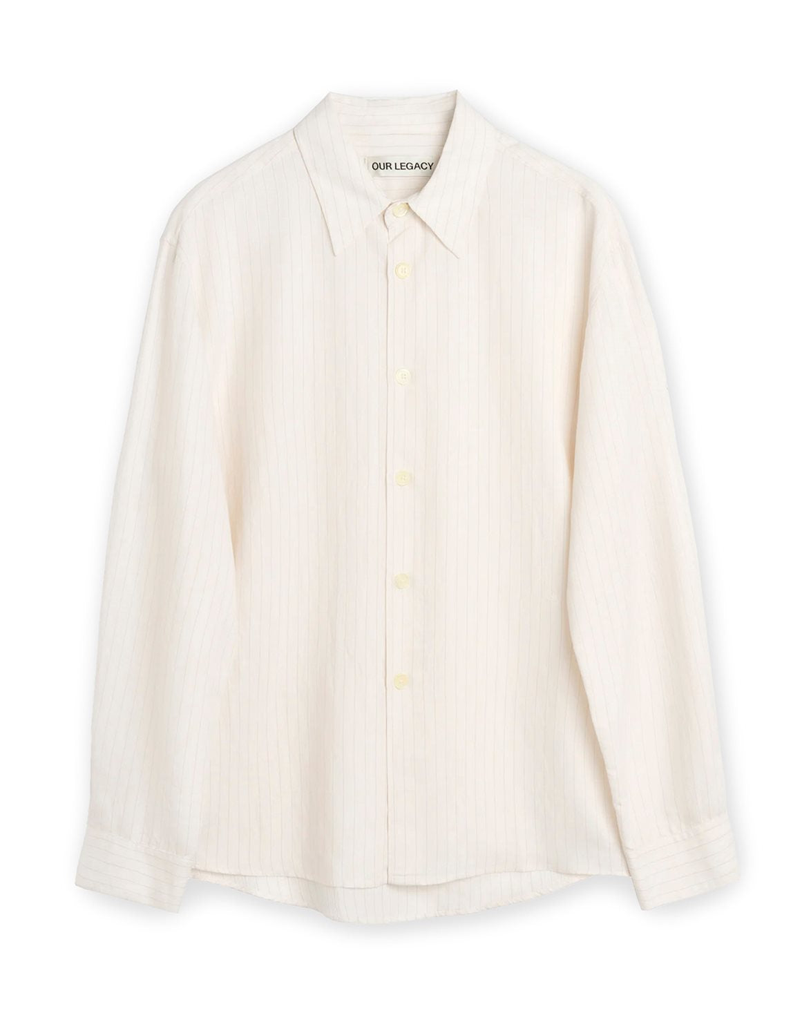 Beyond Shirt Cream Stripe Ceremony Viscose