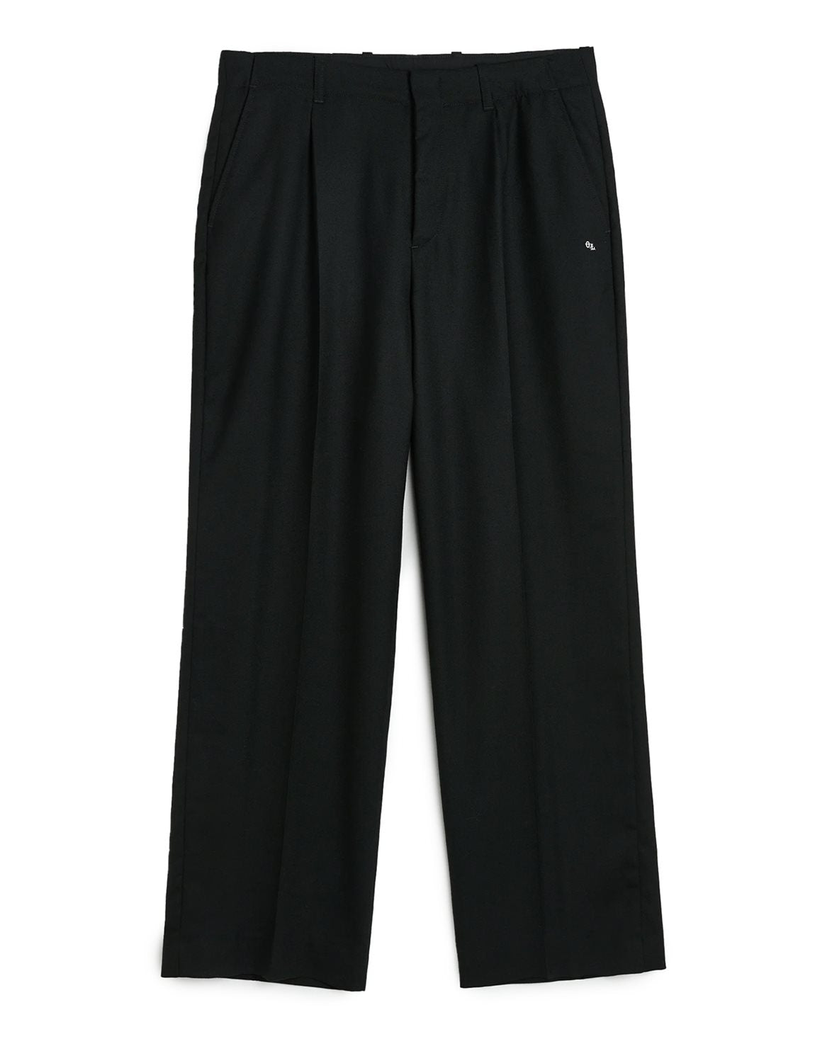 Borrowed Chino Black Panama Wool
