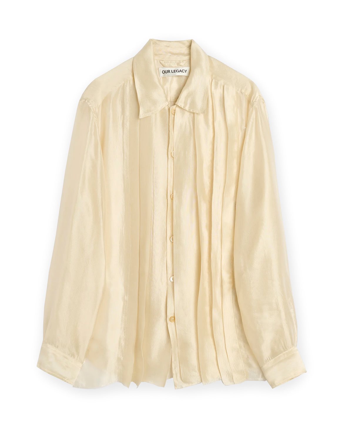Tuxedo Every Shirt Moonlit Pearl Shimmer Gauze
