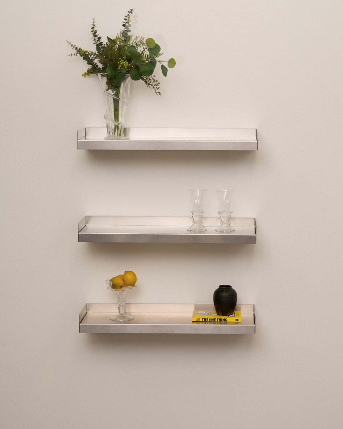 Kompakt Shelf Raw Aluminum