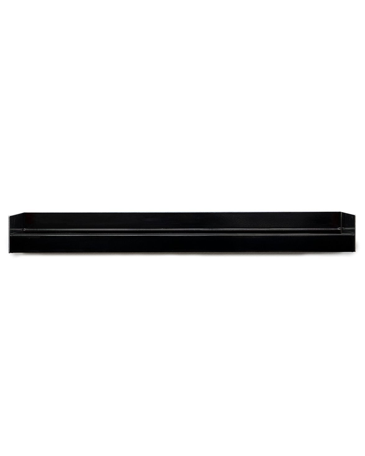 Kompakt Shelf Raw Aluminum/Black Gloss