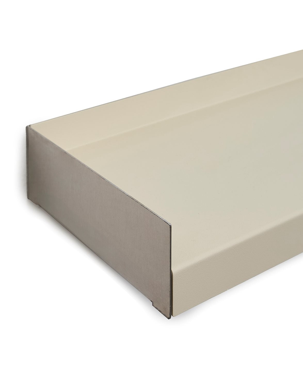 Kompakt Shelf Raw Aluminum/Off White
