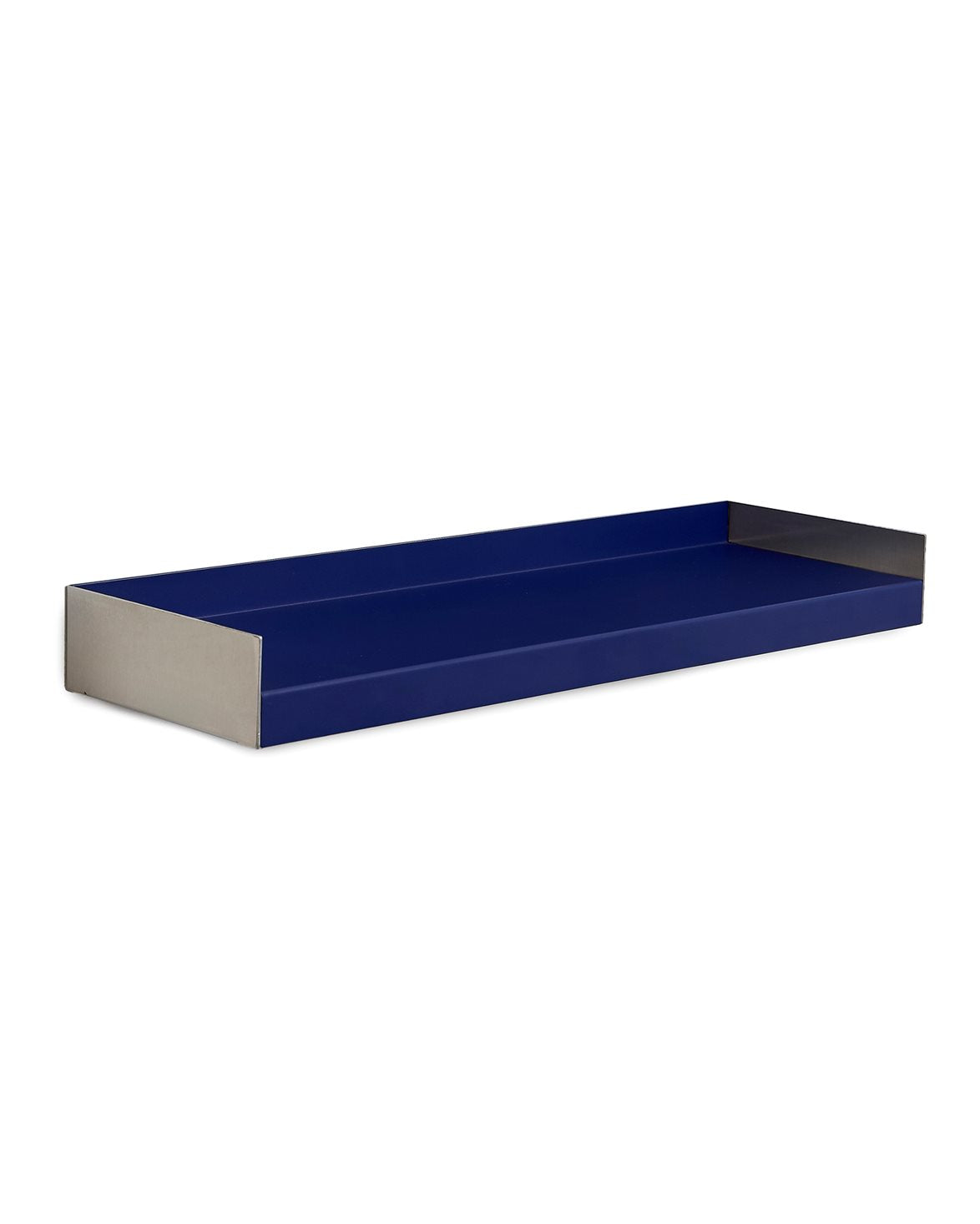 Kompakt Shelf Raw Aluminum/Ultra Marine Blue