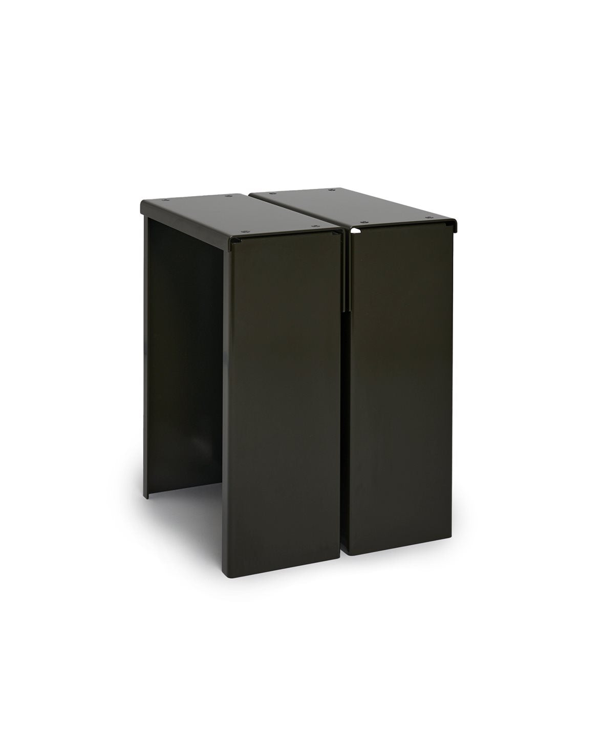 Re-Work Stool Dark Olive Gloss