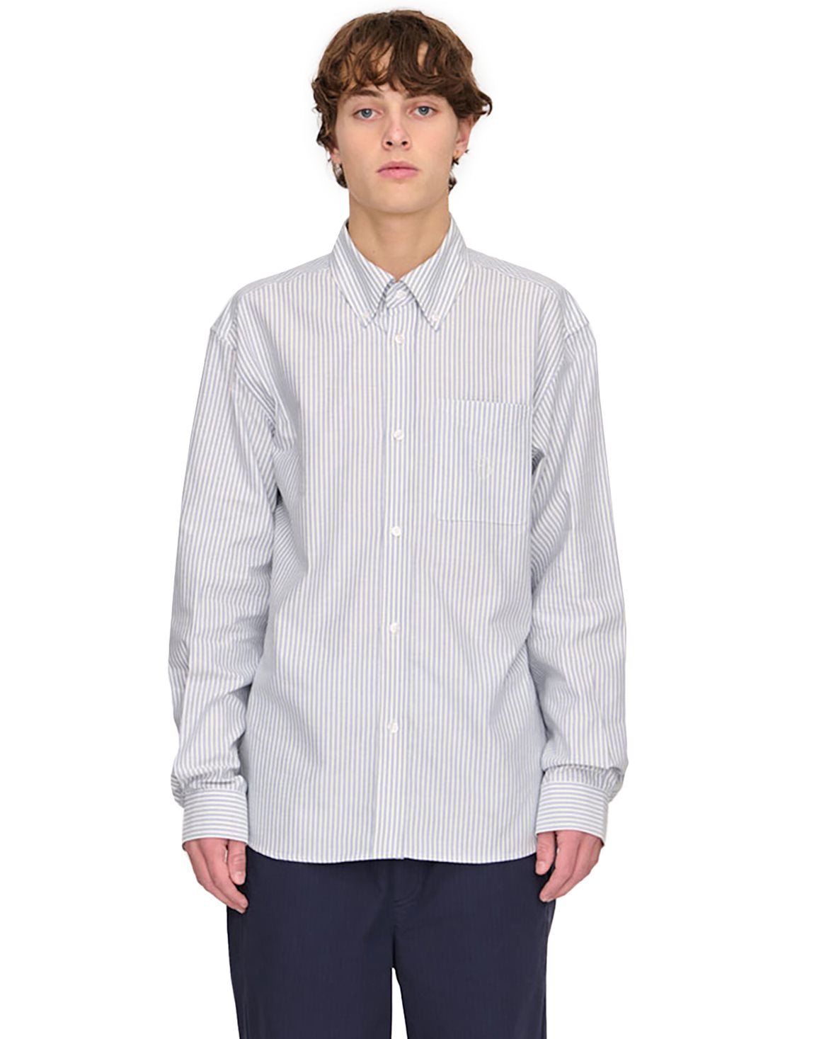 Deuce Oxford Shirt Light Blue Stripe