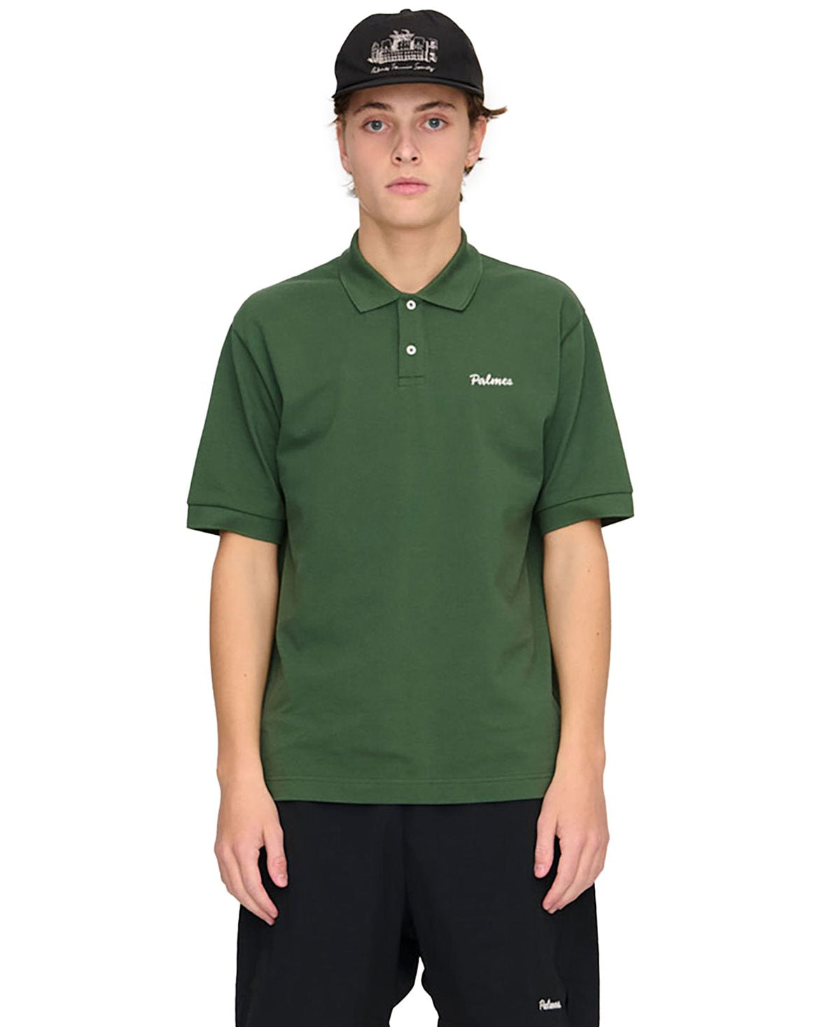 Logo Pique Polo Dark Green