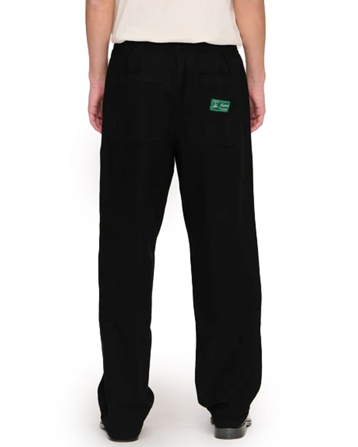 Lucien Herringbone Trousers Black