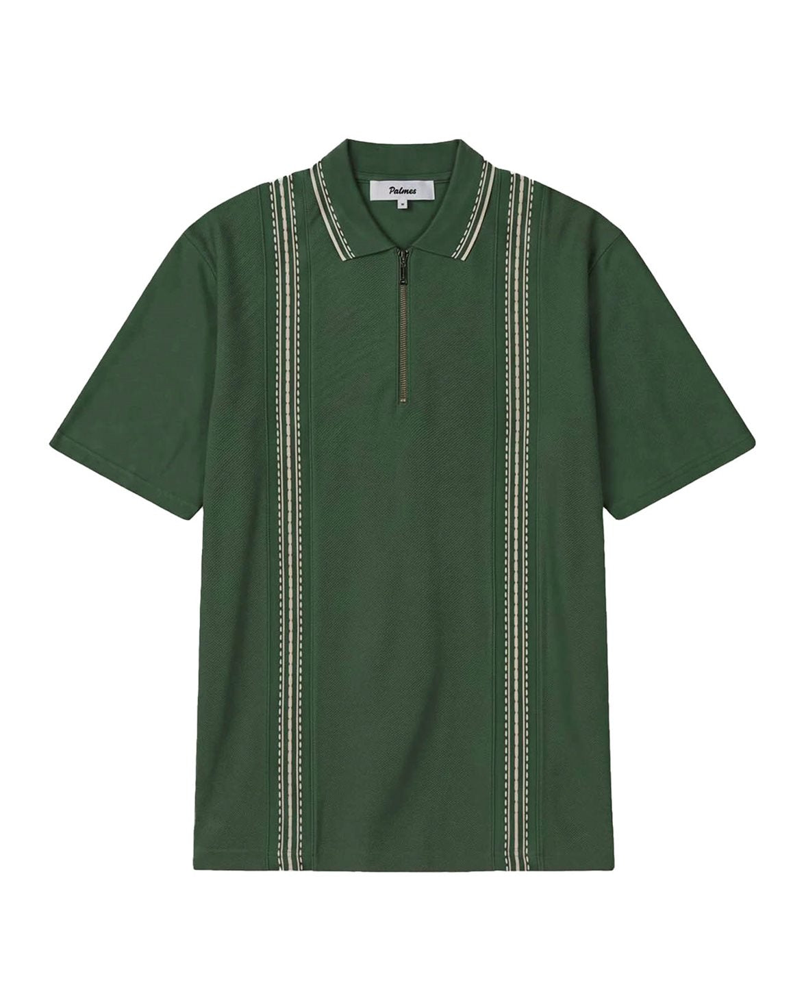 Panel Zip Polo Green