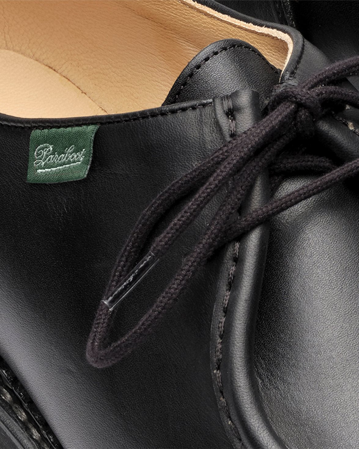 Michael Derby Shoes M Black Leather