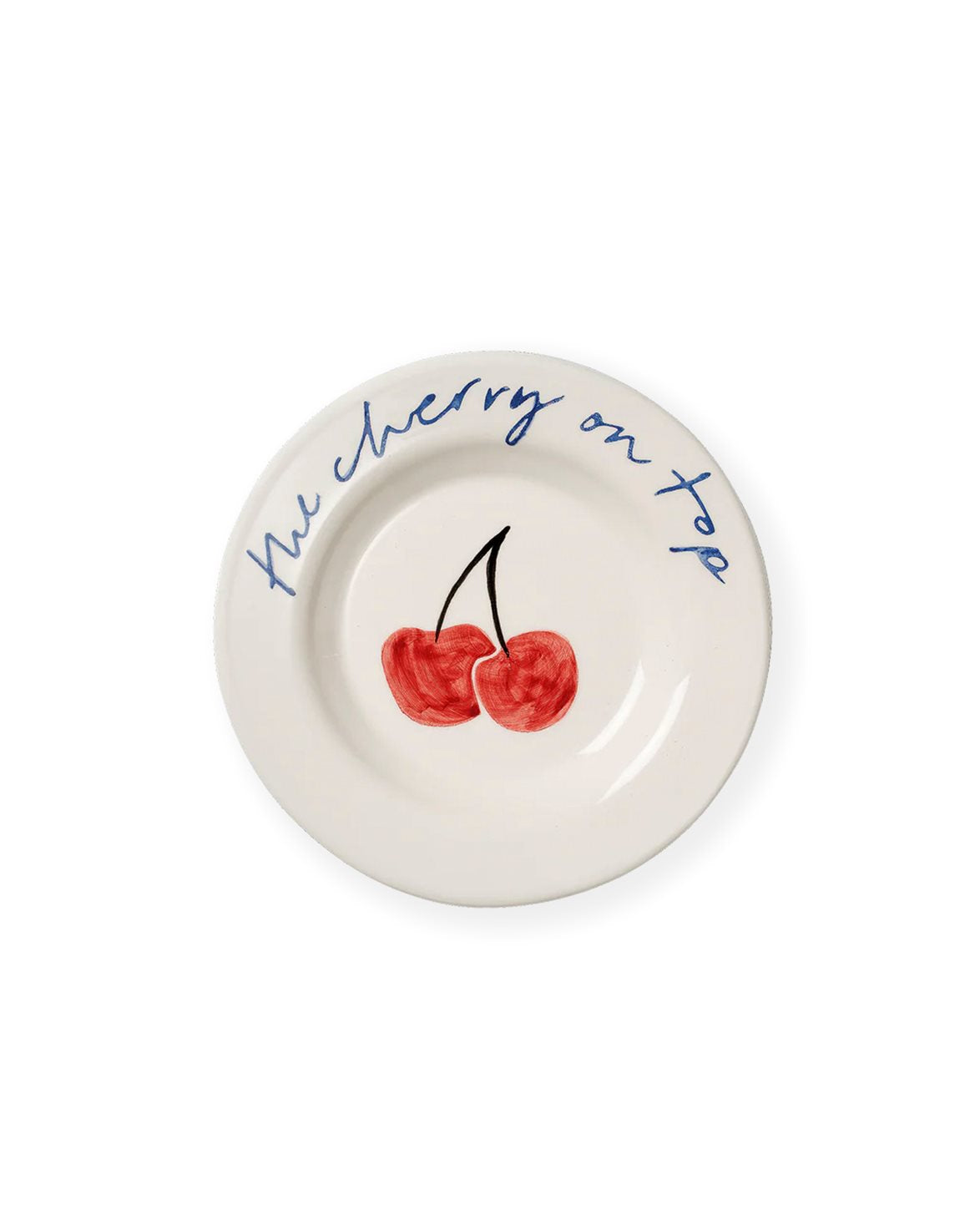Cherry Tapas Plate Red