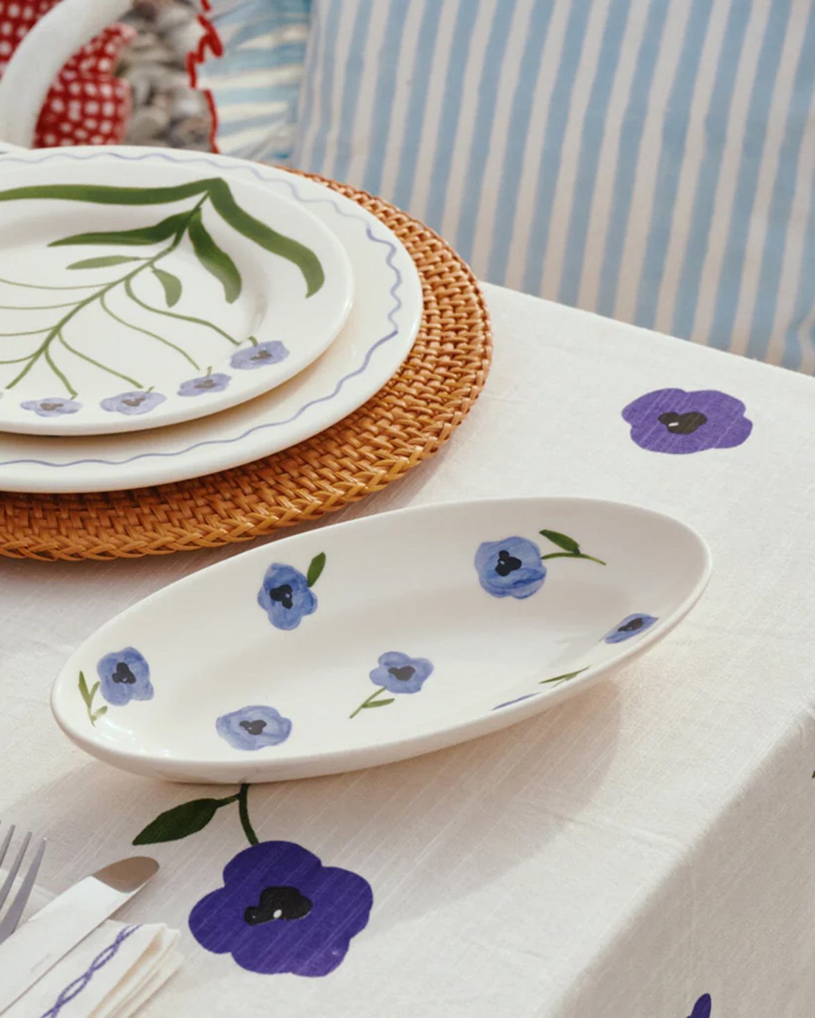 Madelen Möllard Small Serving Plate Blue