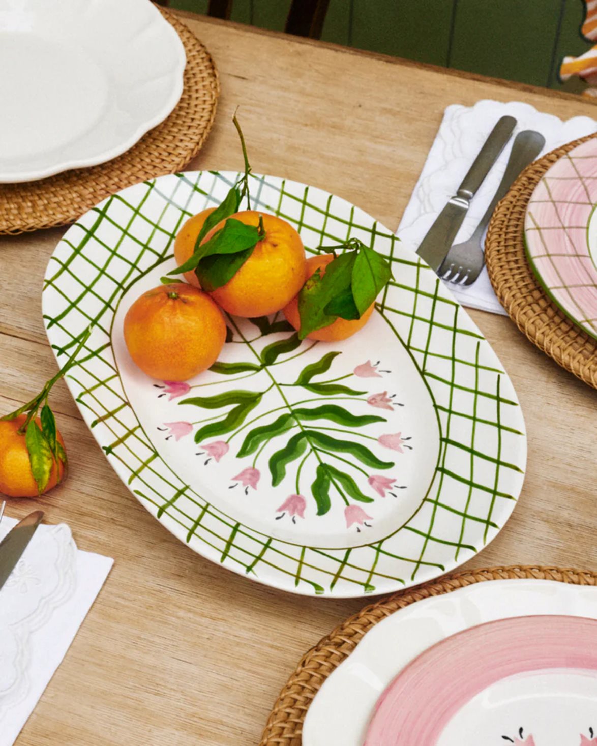 Madelen Möllard Tulip Serving Plate Green
