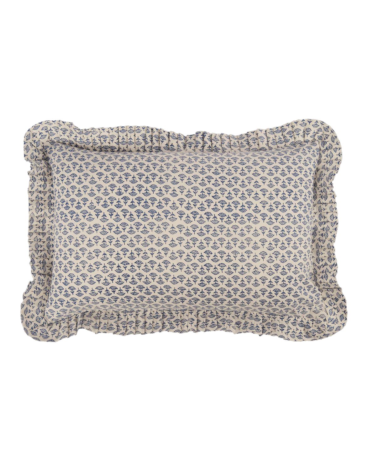 Petal Cushion Cover 40X60 Cm Blue