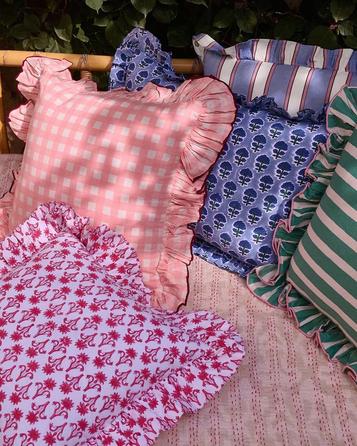 Somerset Cushion Cover 40X60 Blue/Pink
