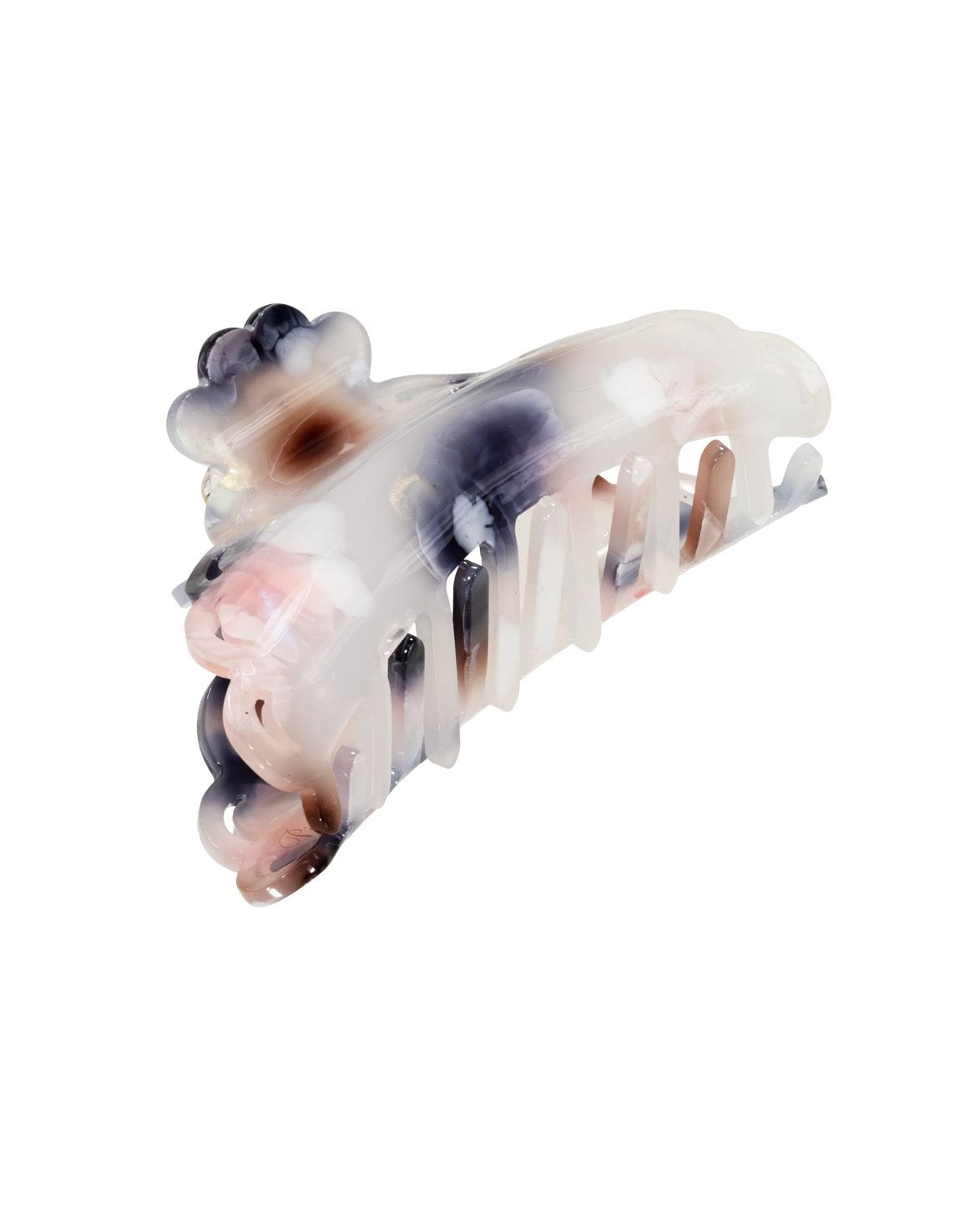 Elly Hair Claw Light Grey/Purple