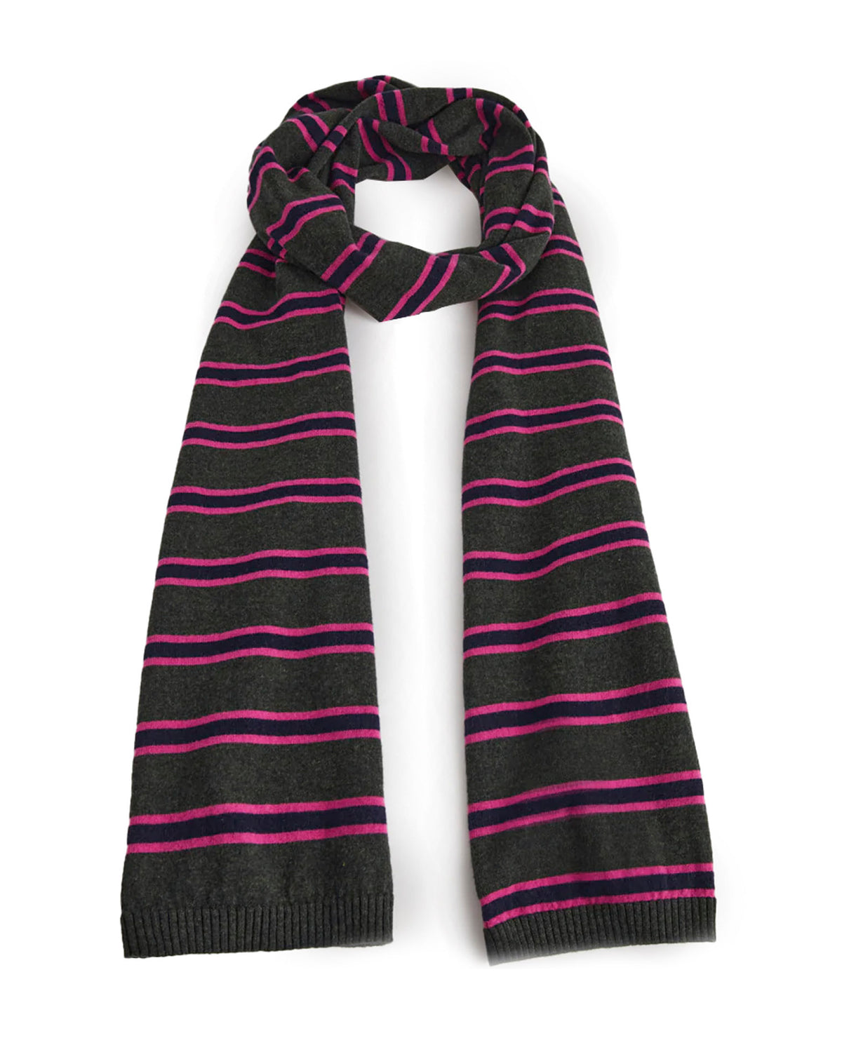 Cold Scarf Pink Stripe