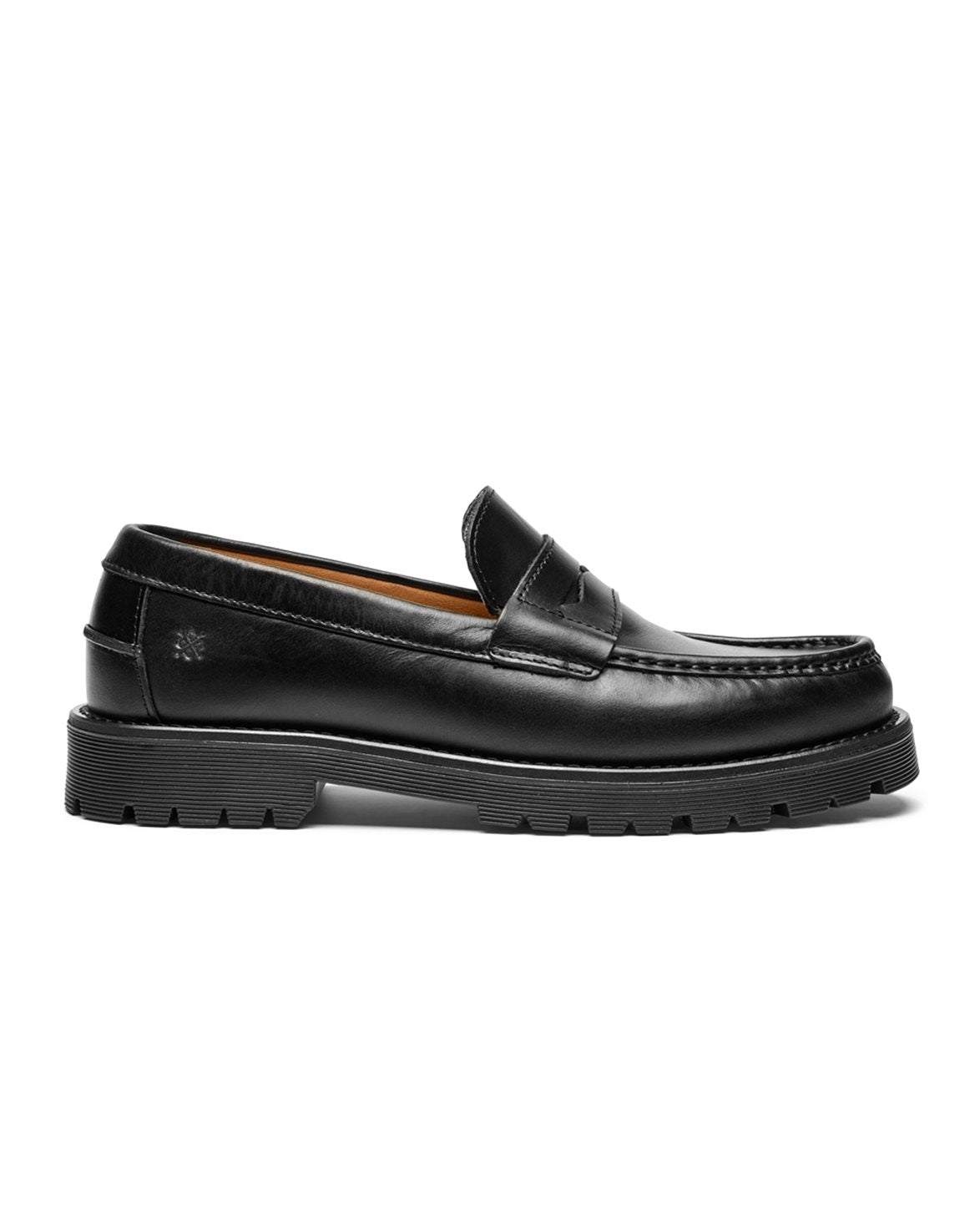 Kansas Loafers Black Leather