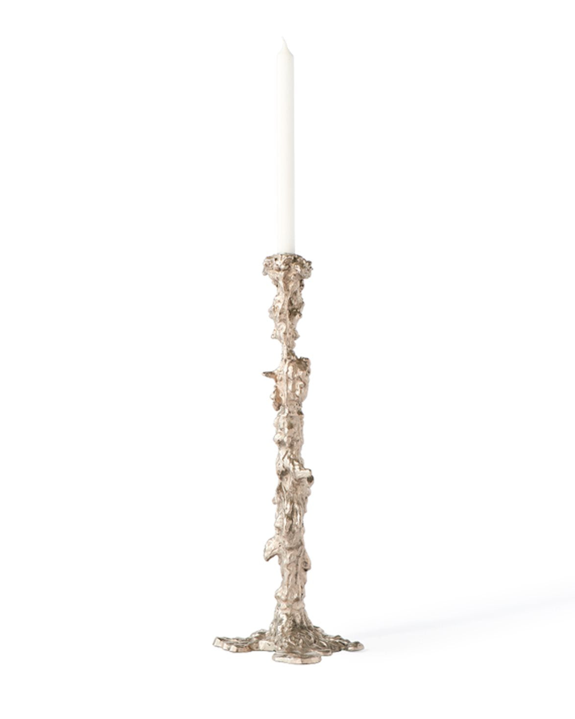 Drip Candle Holder XXL Silver