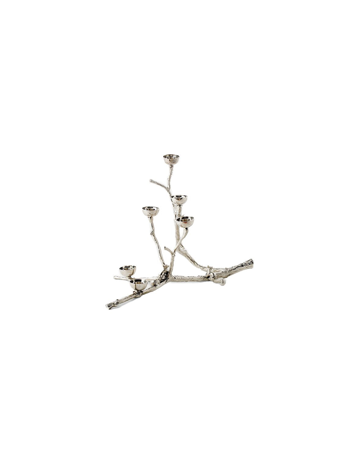 Twiggy Candle Holder Silver