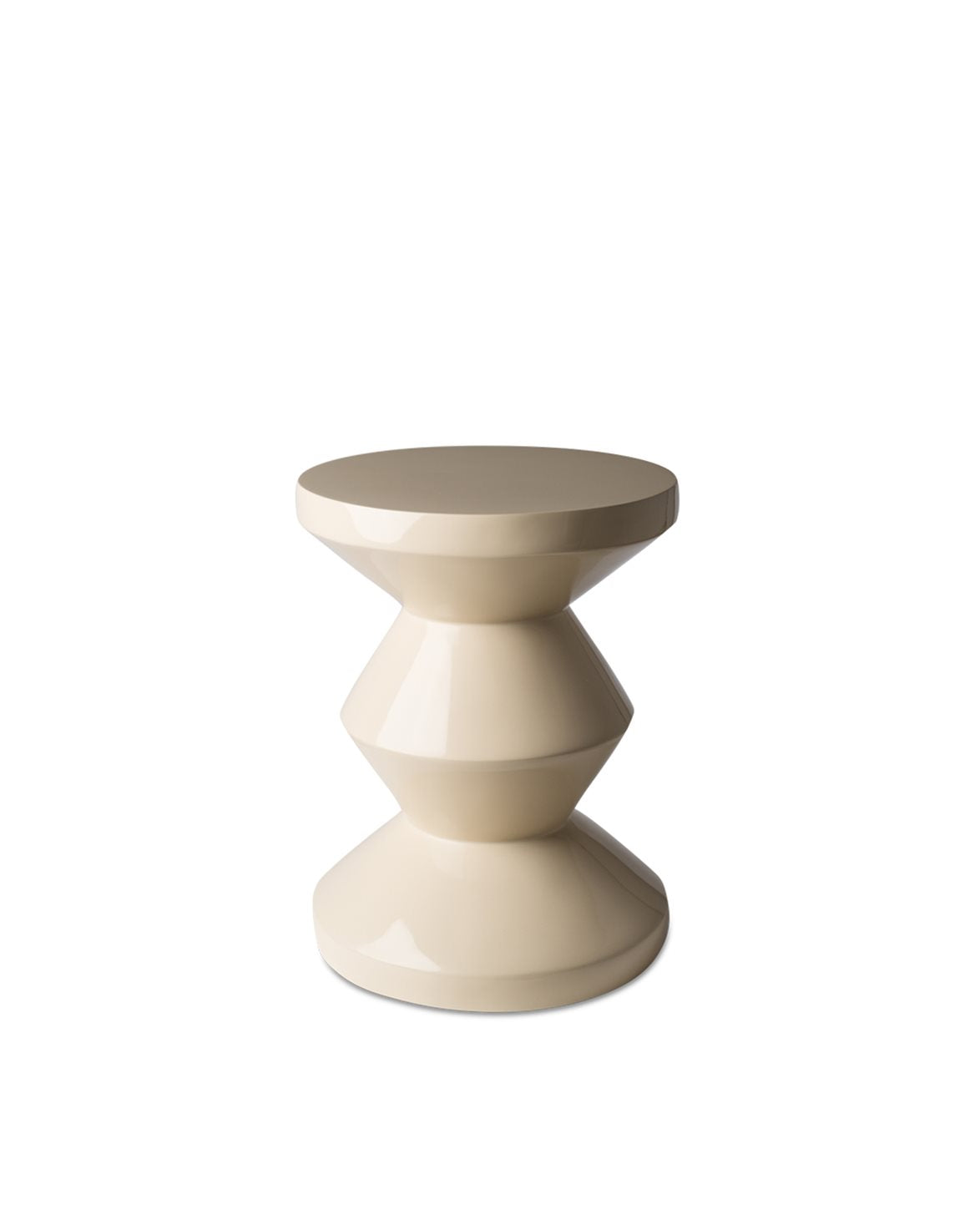 Zig Zag Stool Beige