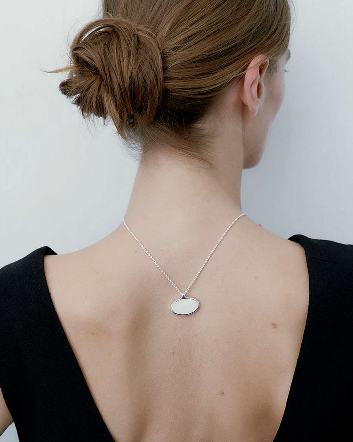 Datura Pendant Necklace Silver