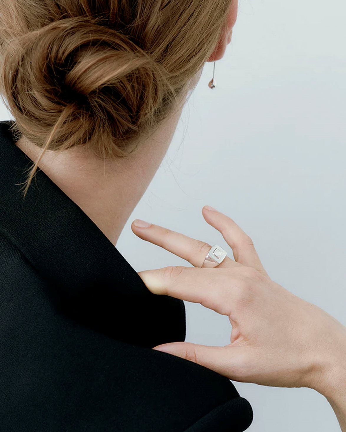 Datura Signet Ring Silver