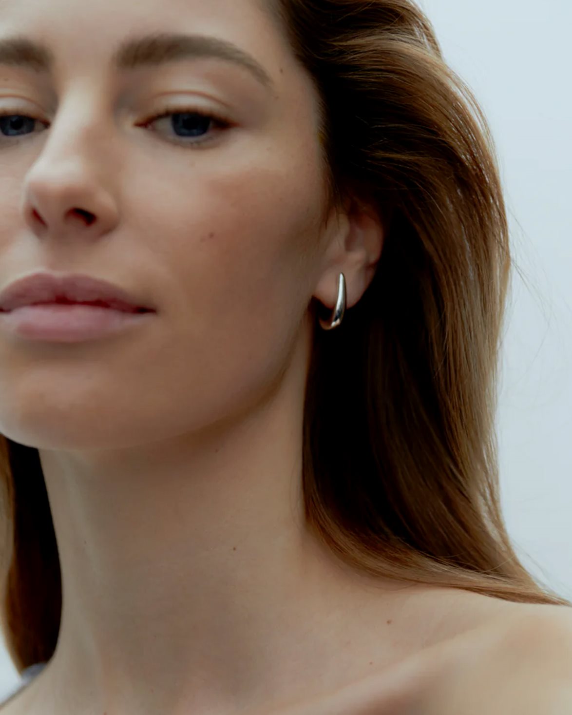 Dualism Sculptural Earrings Silver