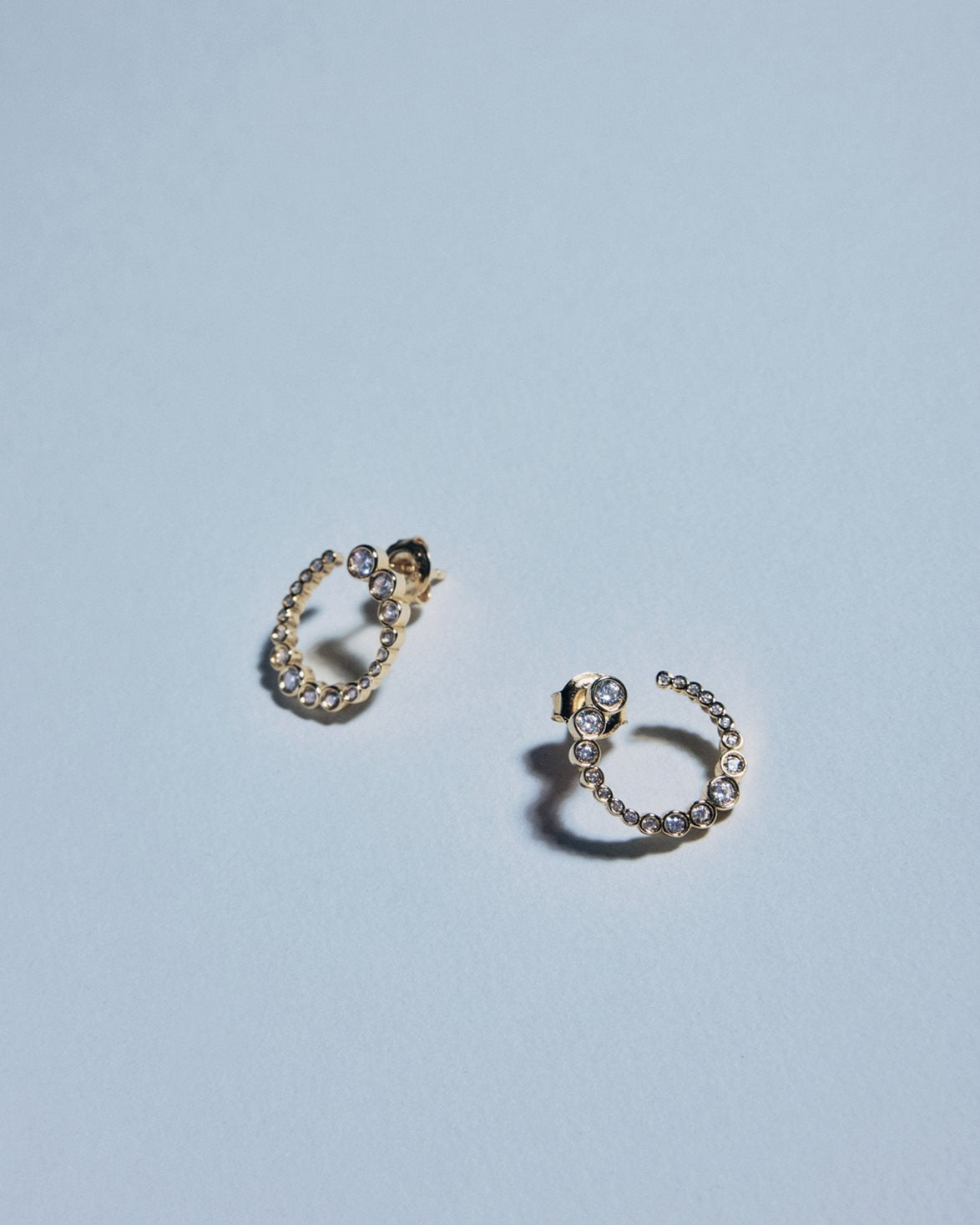 Odette Spiral Earrings Gold
