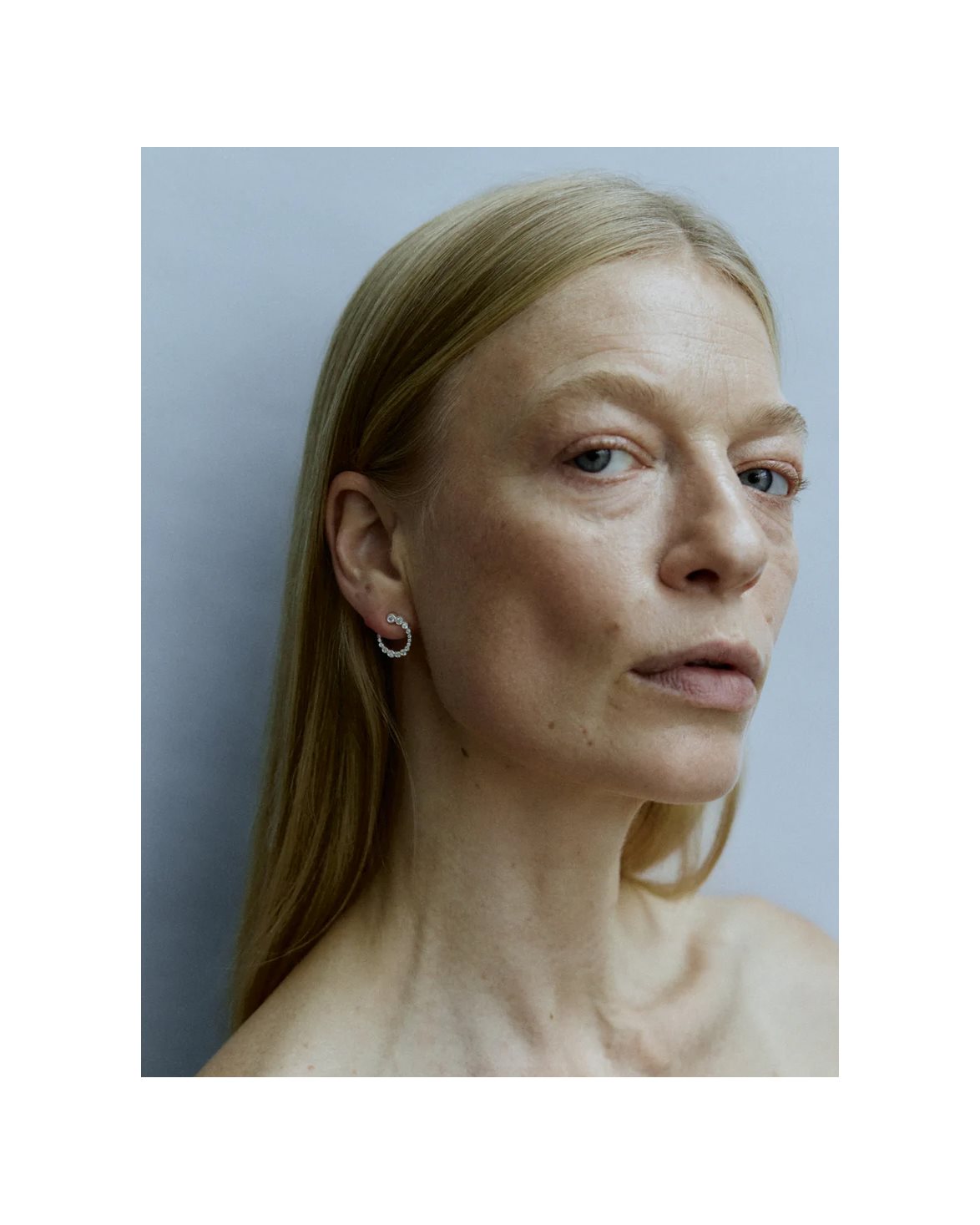 Odette Spiral Earrings Silver