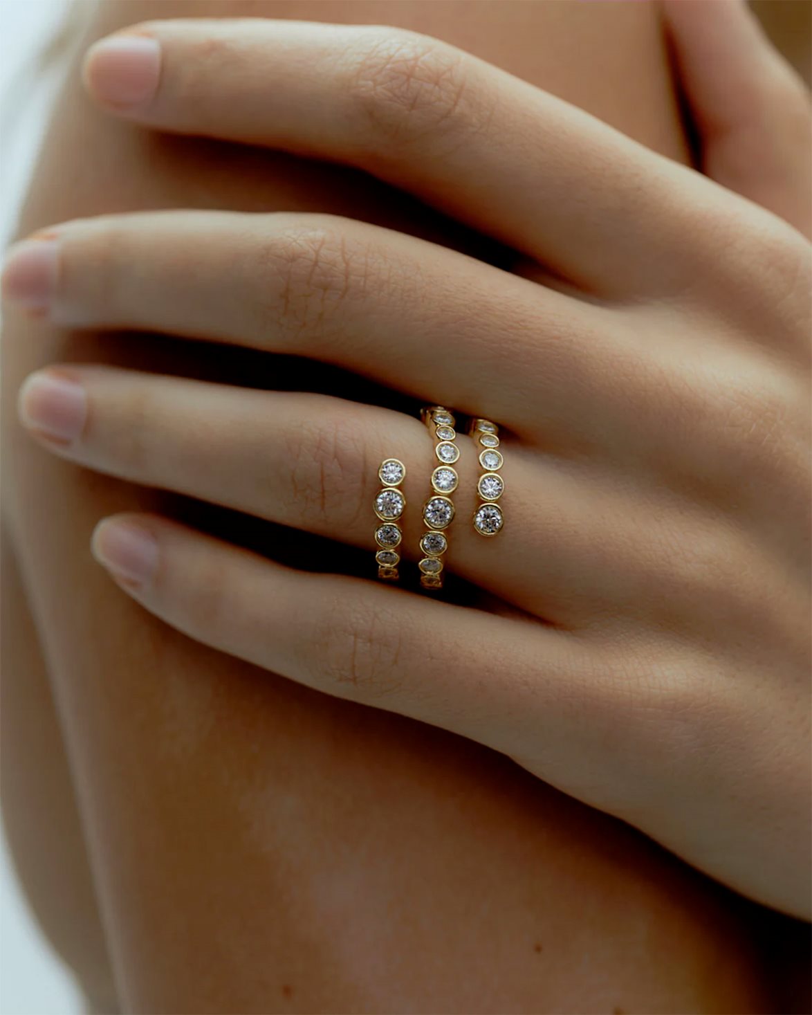 Odette Spiral Ring Gold