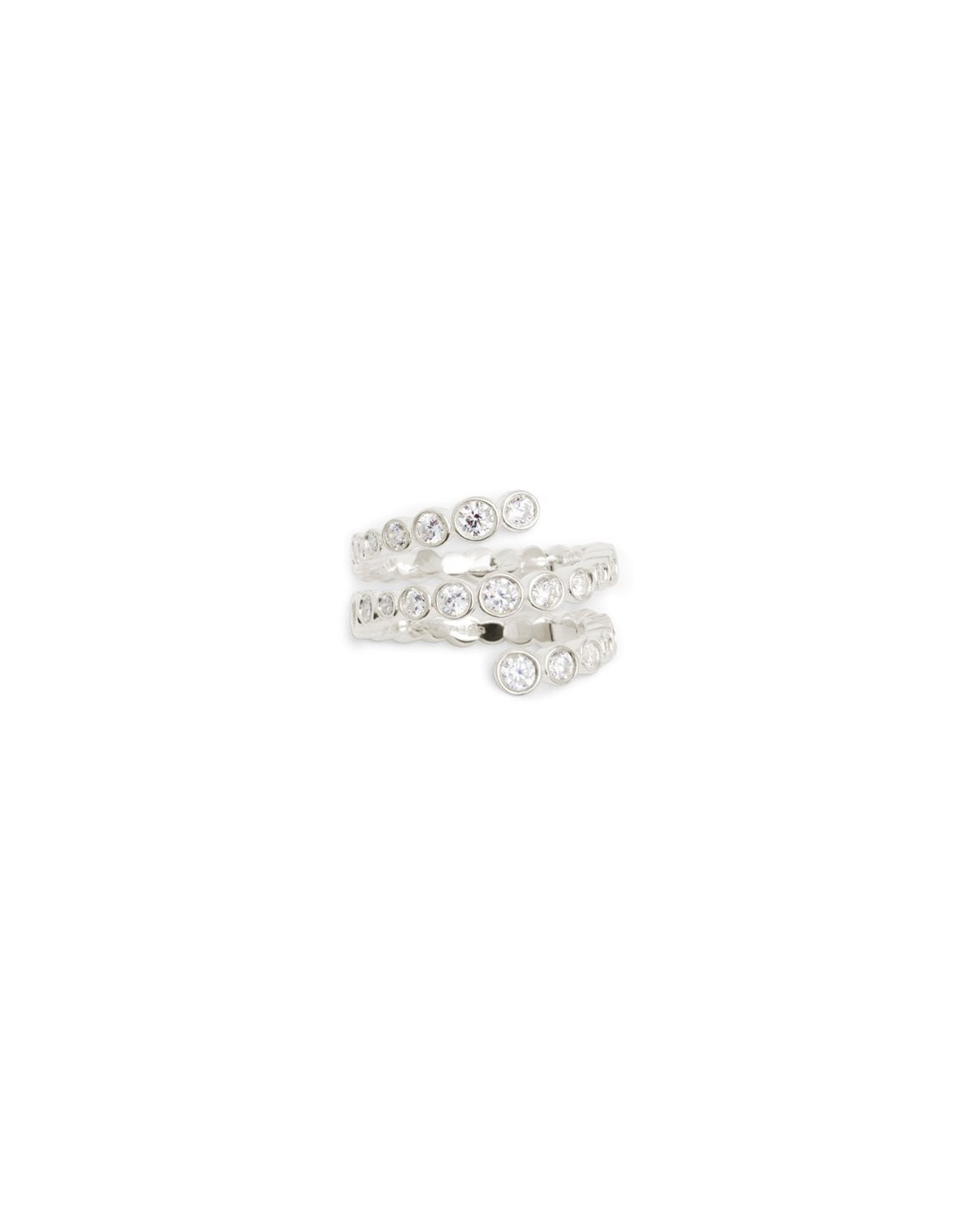 Odette Spiral Ring Silver